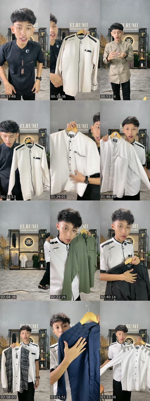 TikTok live: Promo baju koko pria elrumi by @elrumi_apparel_official