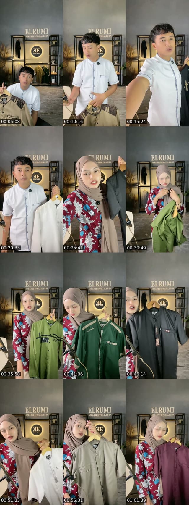 TikTok live: Promo baju koko pria elrumi by @elrumi_apparel_official