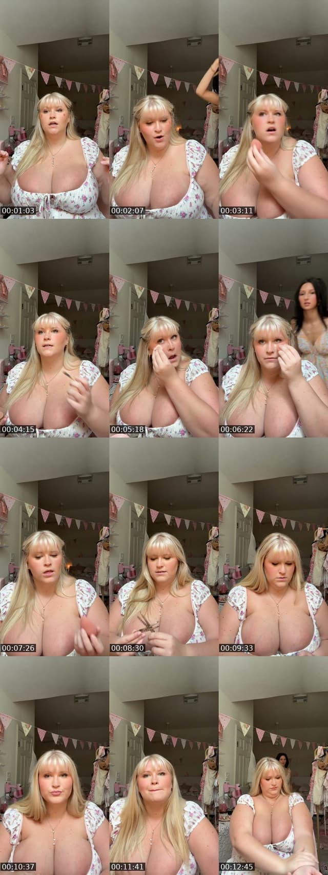 TikTok live: GRWM for my grad party by @maddieannebates