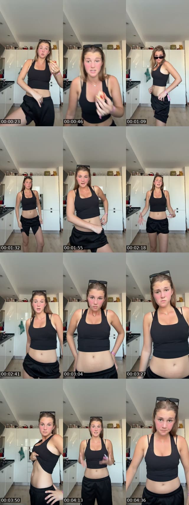 TikTok live: back from gym by @cosima_cassina