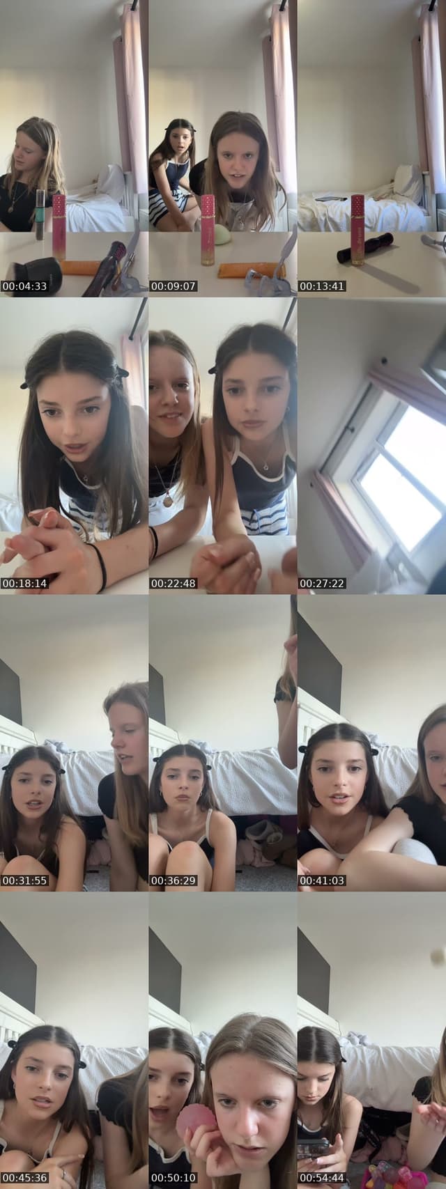 TikTok live: Doing each others makeup by @lexiswannliveacc