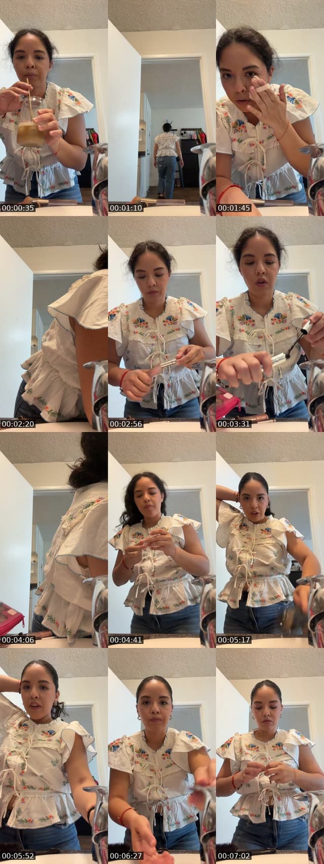 TikTok live: GRWM by @karinareyl