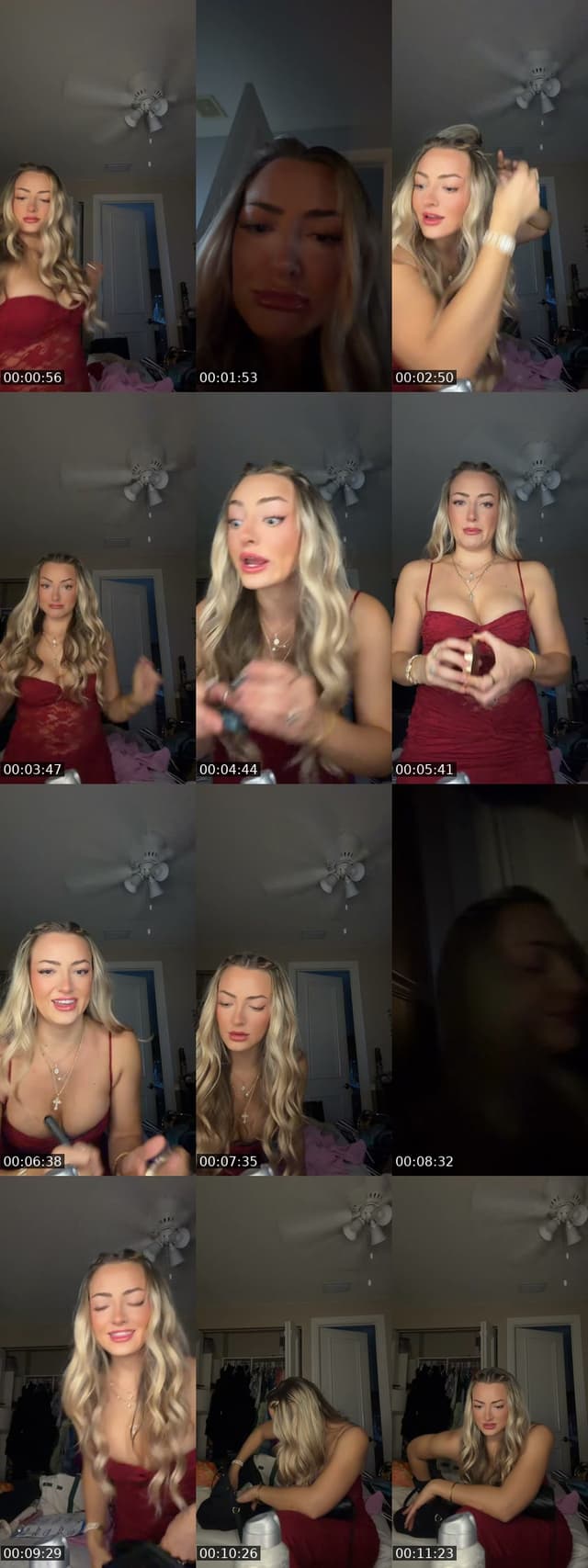 TikTok live: Doing my hair by @kaitlynhannaaaa