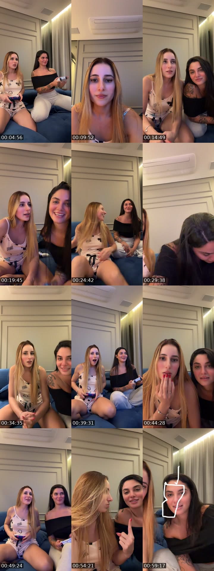 Desafiando minha amiga no game