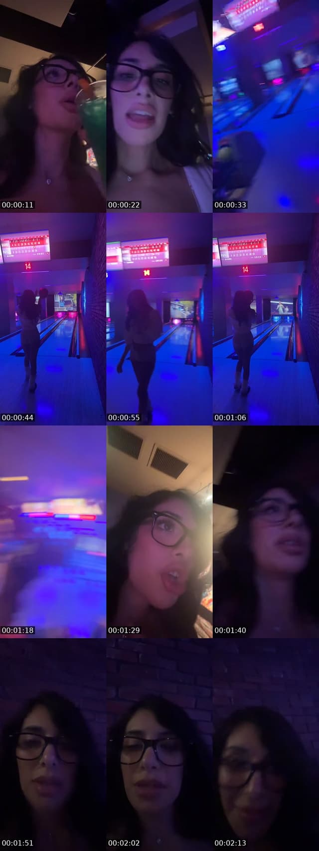 TikTok live: Bowling by @bunnydollxoxo