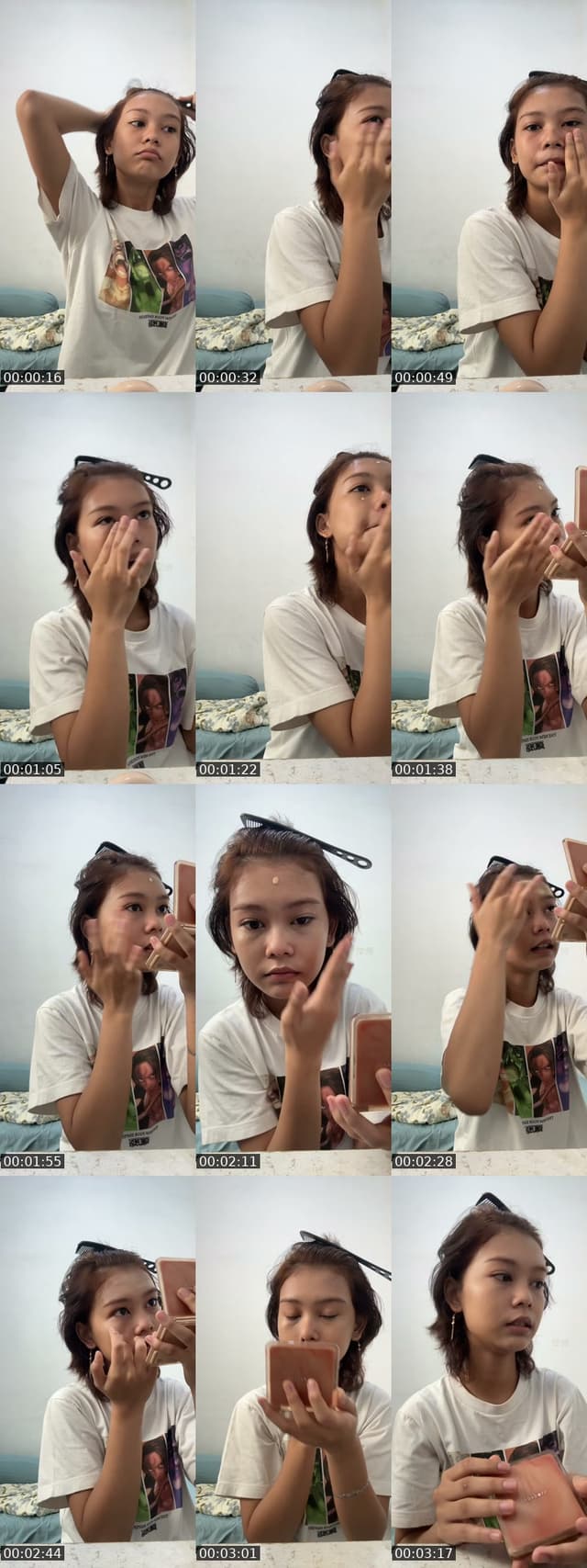 TikTok live: grwm??? by @wafflewo0o