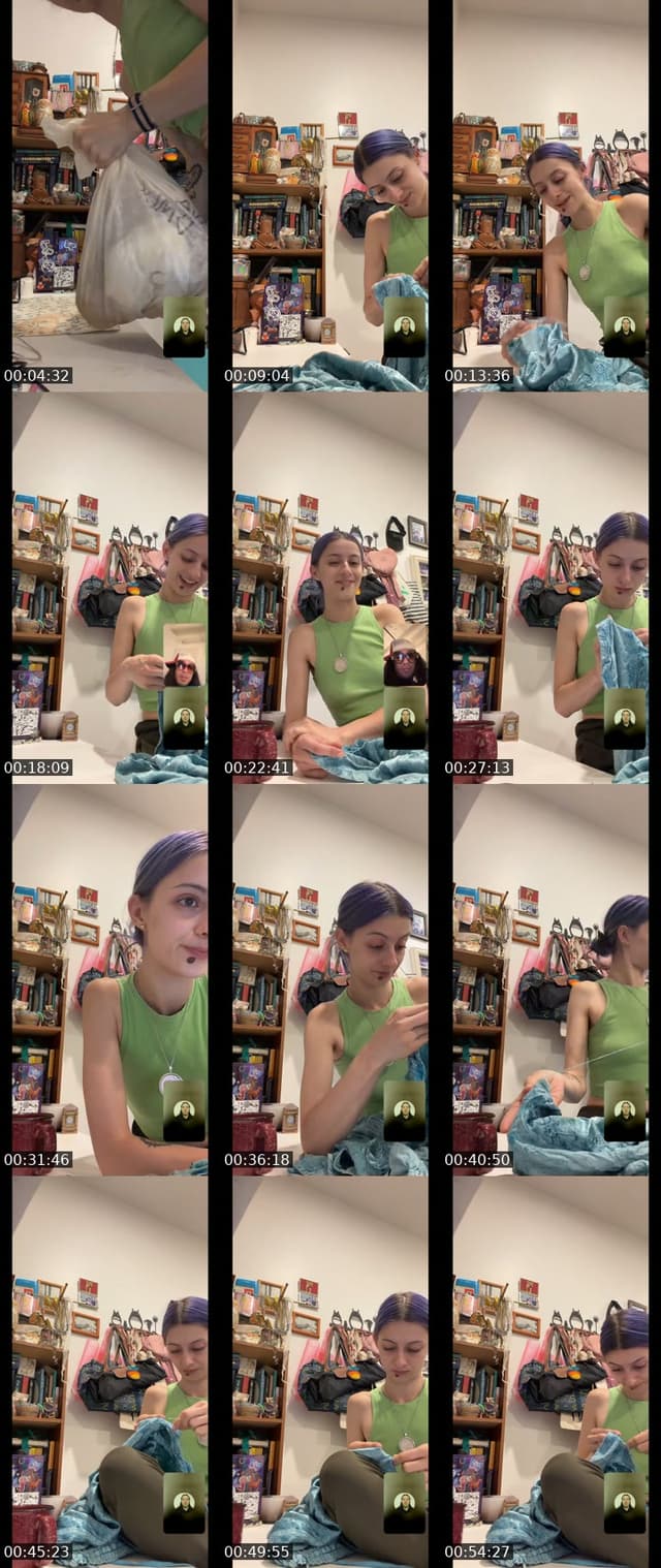 TikTok live: girl idk eat the rich by @forbidden.apple