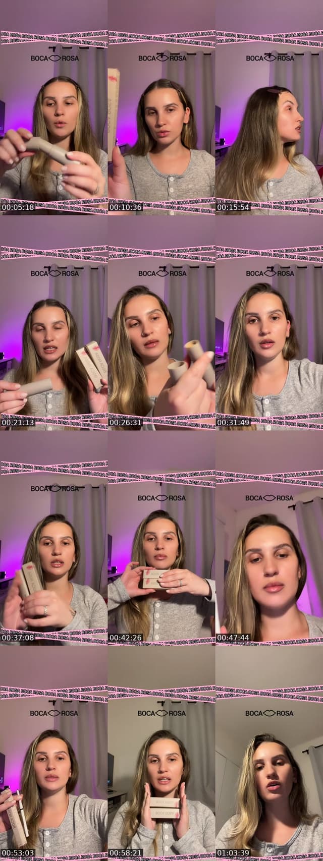 TikTok live: BOCA ROSA BEAUTY 👄 by @nahmoana