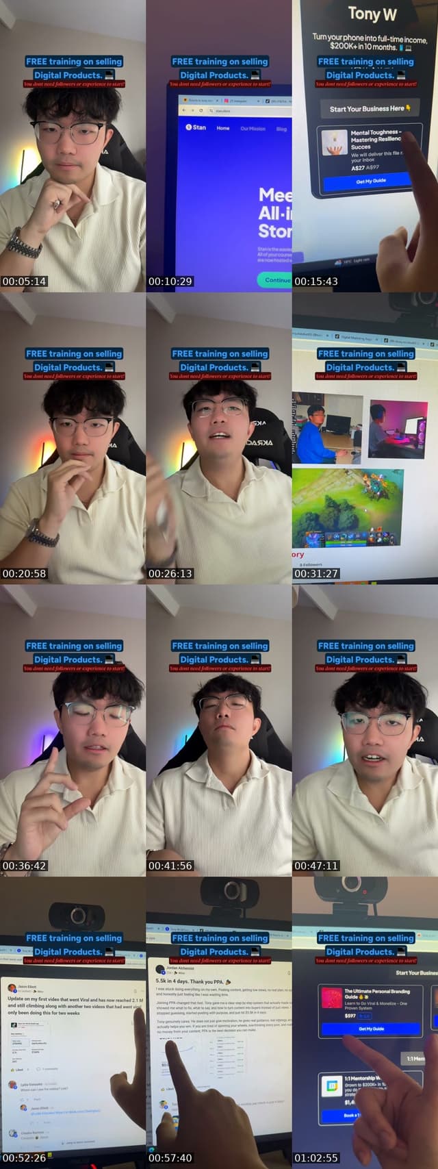 Past TikTok live: Why most ppl fail online by @tony.mindset01