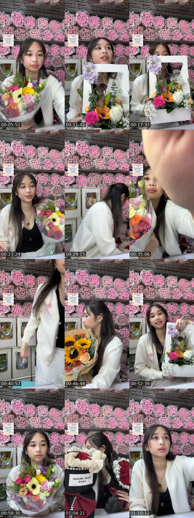 TikTok live: Fresh Flower Sales! by @flowershopsg