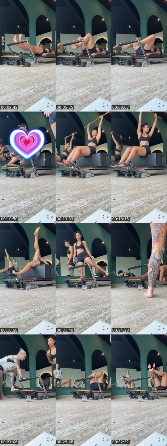 TikTok live: Pilates workout by @araslives