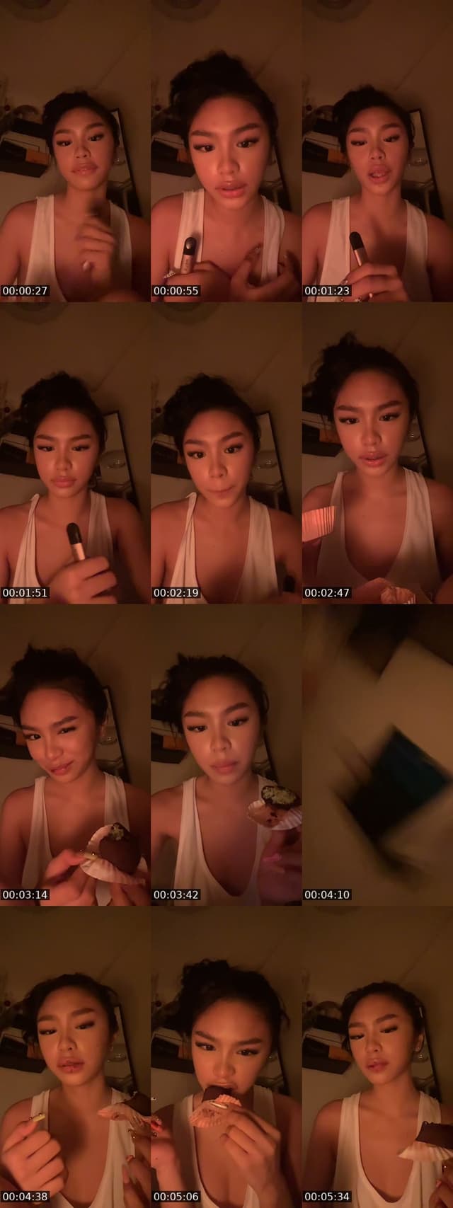 TikTok live: Kitty in bed by @ashleeegalan