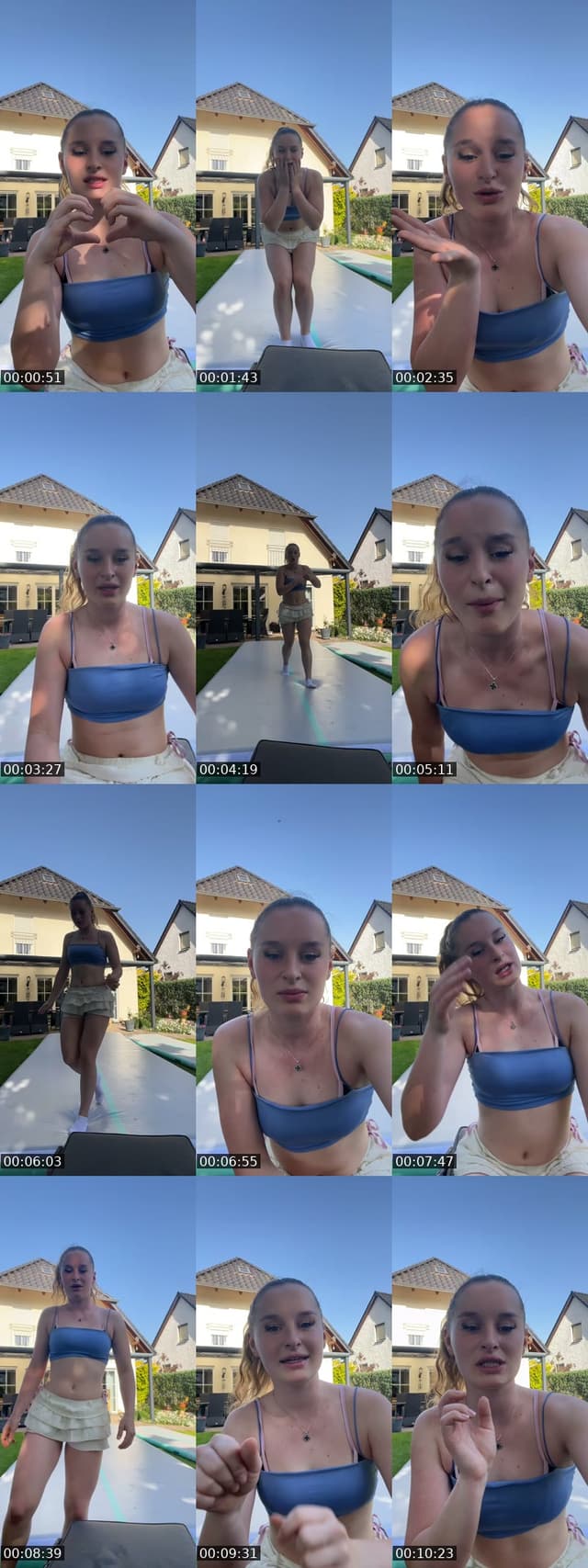 TikTok live: Tumbling for Gifts by @lenaonmyway