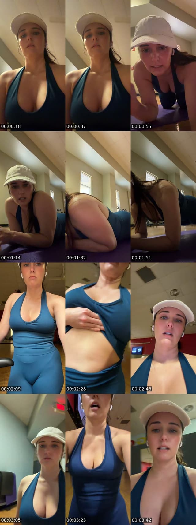 TikTok live: Gym with me 💪🏼 by @krystlefelder