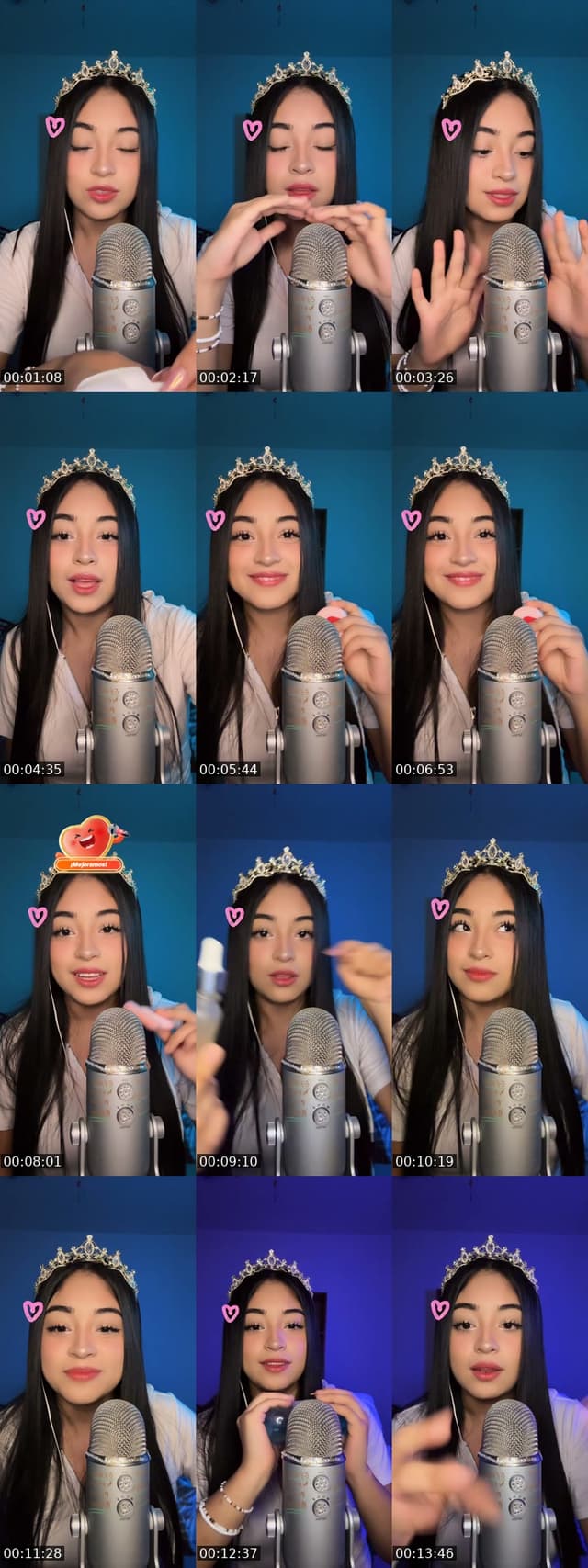 TikTok live: ASMR para dormir 💗 by @adrianav.asmr