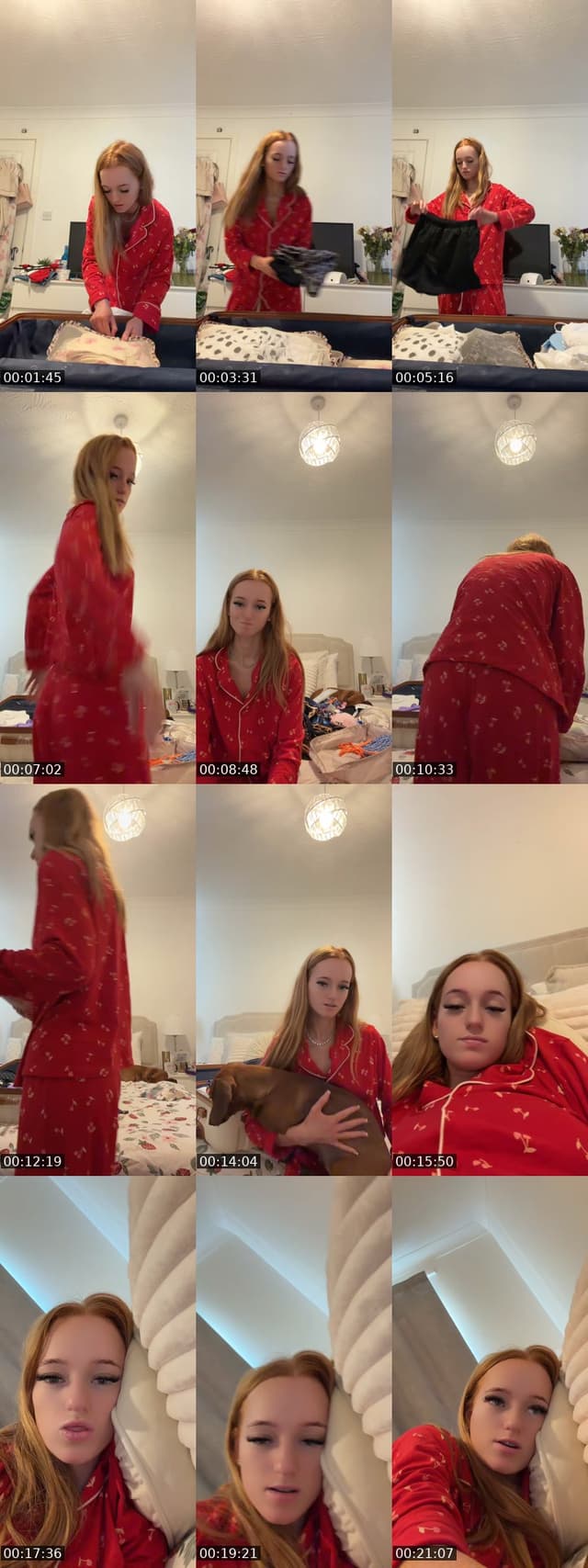 TikTok live: Pack my suitcase with me x by @emilywright..x