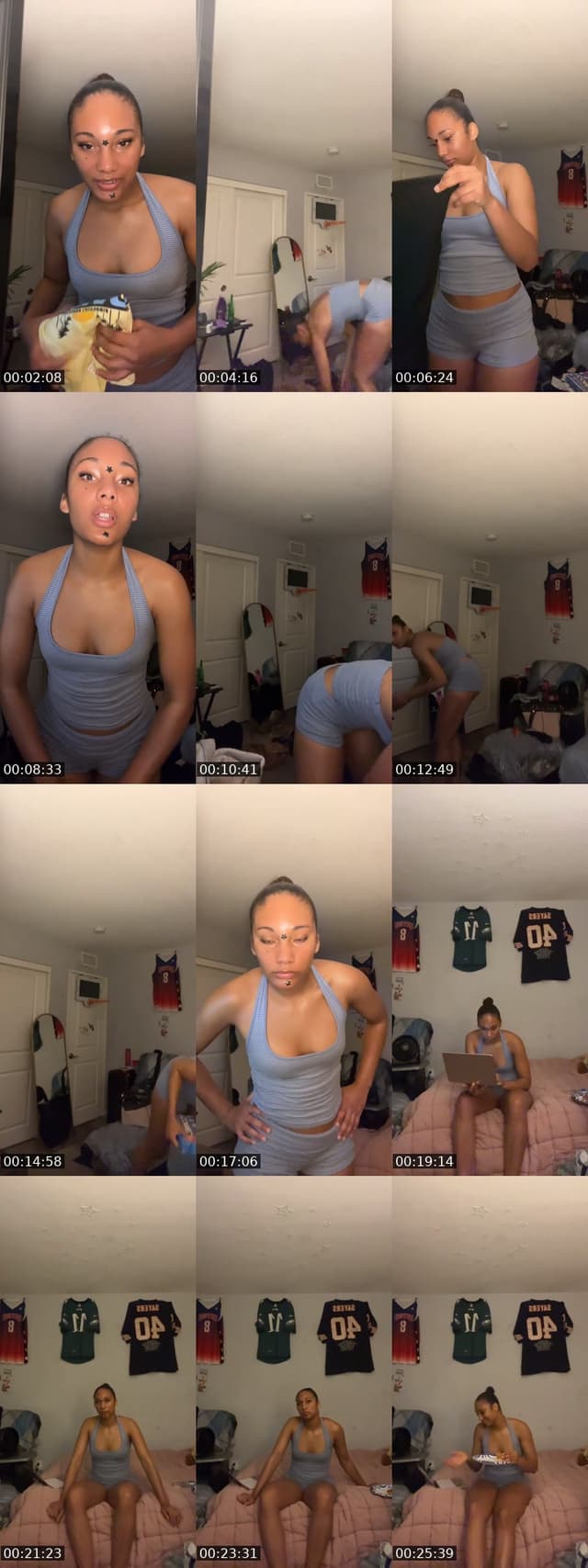 TikTok live: clean w me by @alline_pimpin