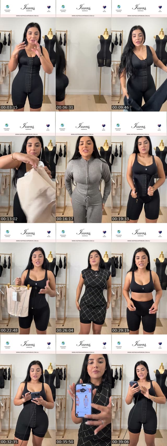 TikTok live: COLOMBIAN FAJAS IN 🇦🇺 by @inspira_shapewear