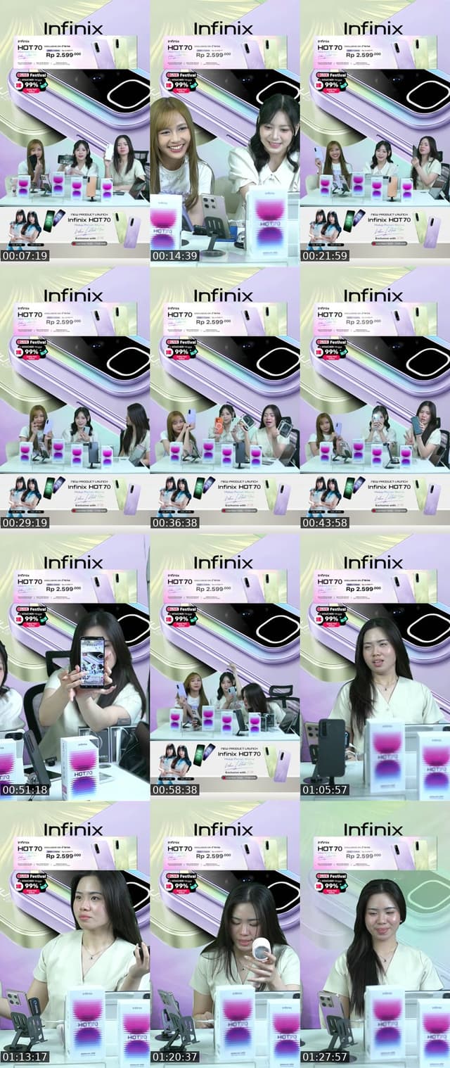 TikTok live: INFINIX HOT 70 x JKT 48 by @infinixid