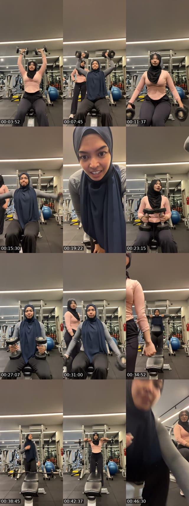TikTok live: Push day 🔥🔥🔥 by @ajengfauzaazis