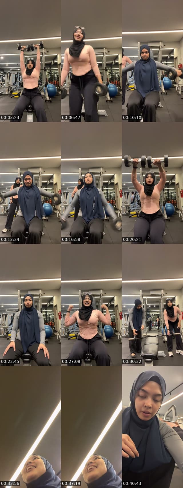 TikTok live: Push day 🔥🔥🔥 by @ajengfauzaazis