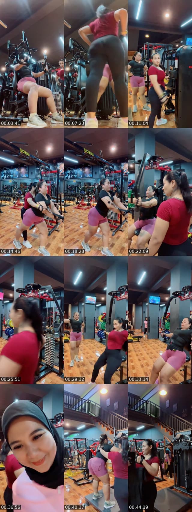 TikTok live: Fitnes/gym malamclas by @puputathena