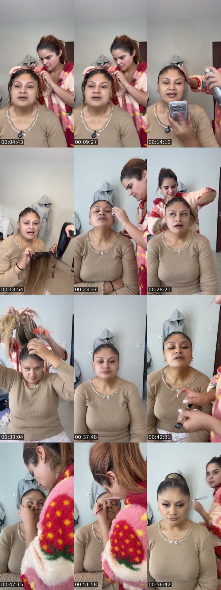 La maquillamos