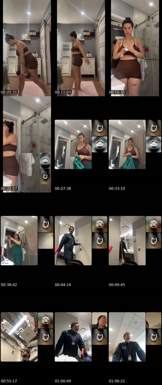 TikTok live: Lets exercise together by @katherineeblandin
