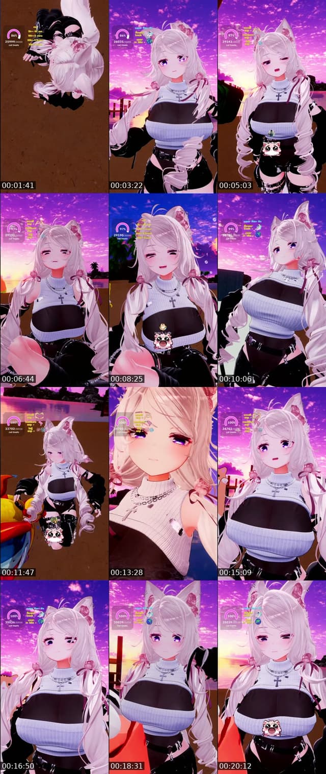 TikTok live: chatty comfy vrchat catgirl by @thornyflower_vt