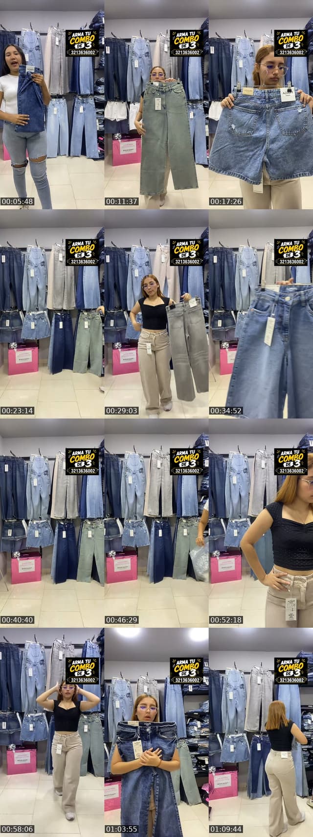 TikTok live: Arma tú combo de 3 con Aleja by @praga.denim