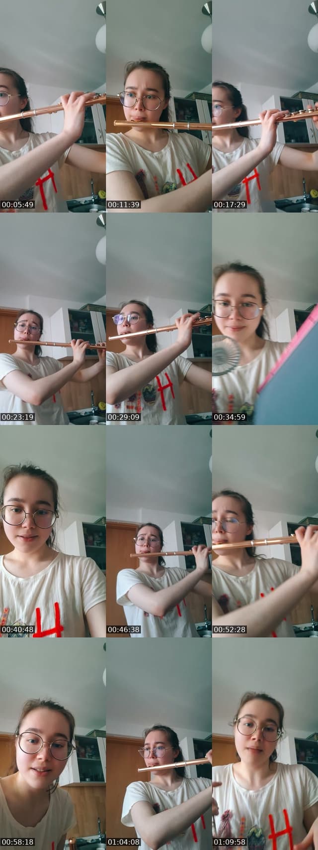TikTok live: Warmup, etudes, repertoire by @viktoriiafedorova_flute