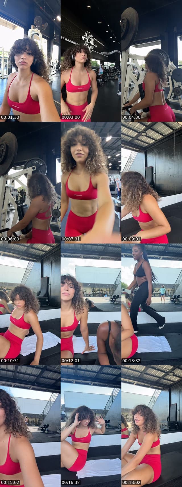 TikTok live: Gym with me ✨ by @ciaralynnrosa
