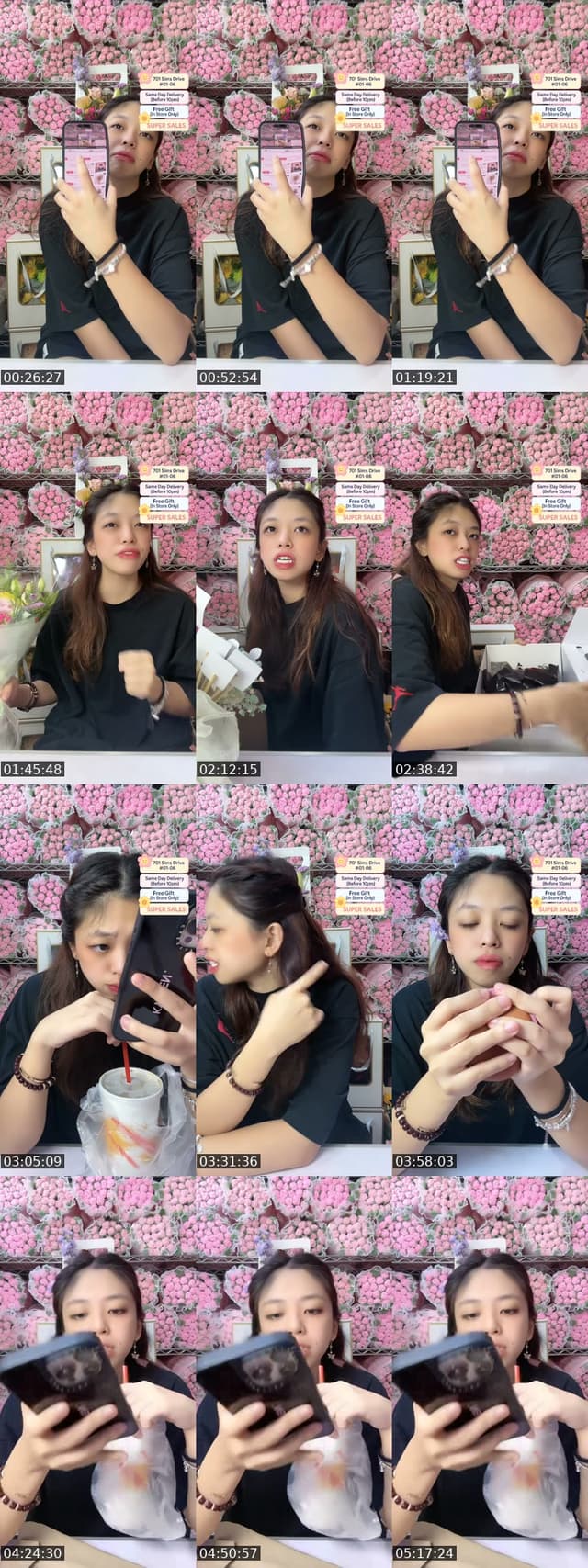 TikTok live: Flower Bouquet Sales by @flowersuppliersingapore