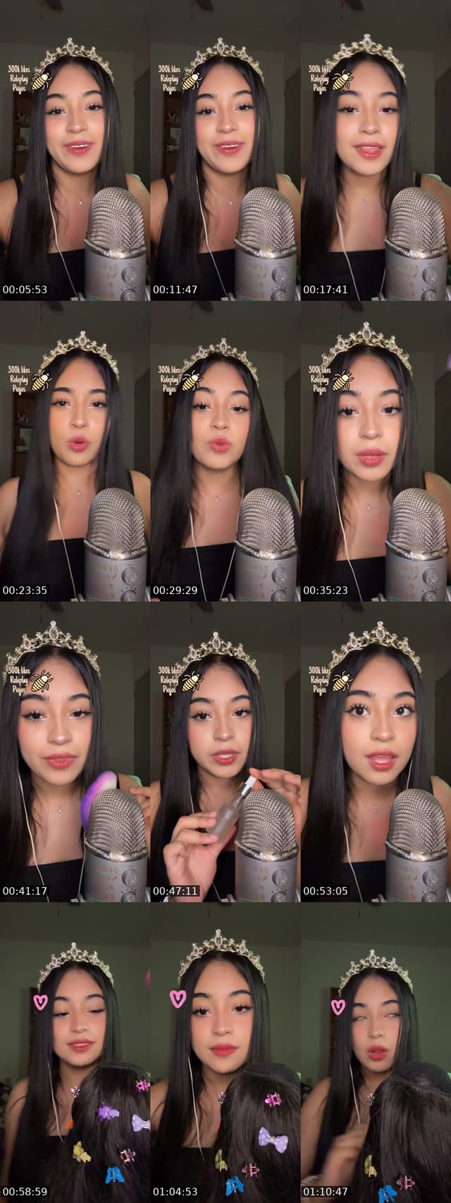 TikTok live: ASMR para dormir 💗 by @adrianav.asmr