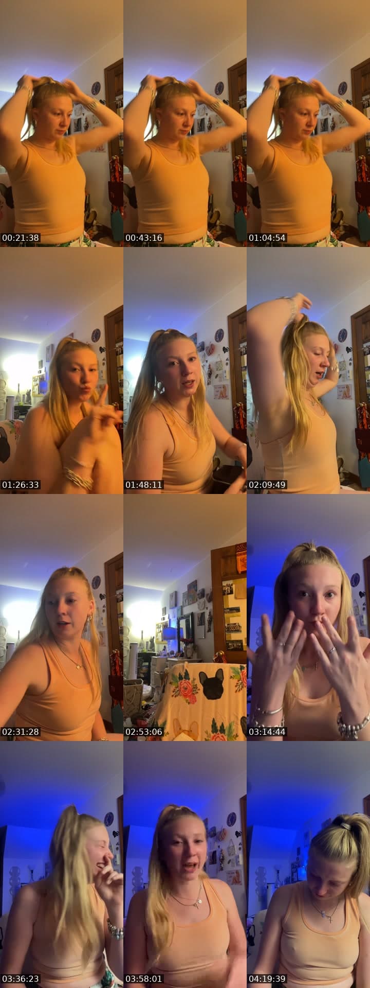 @blonde.burden TikTok live stream