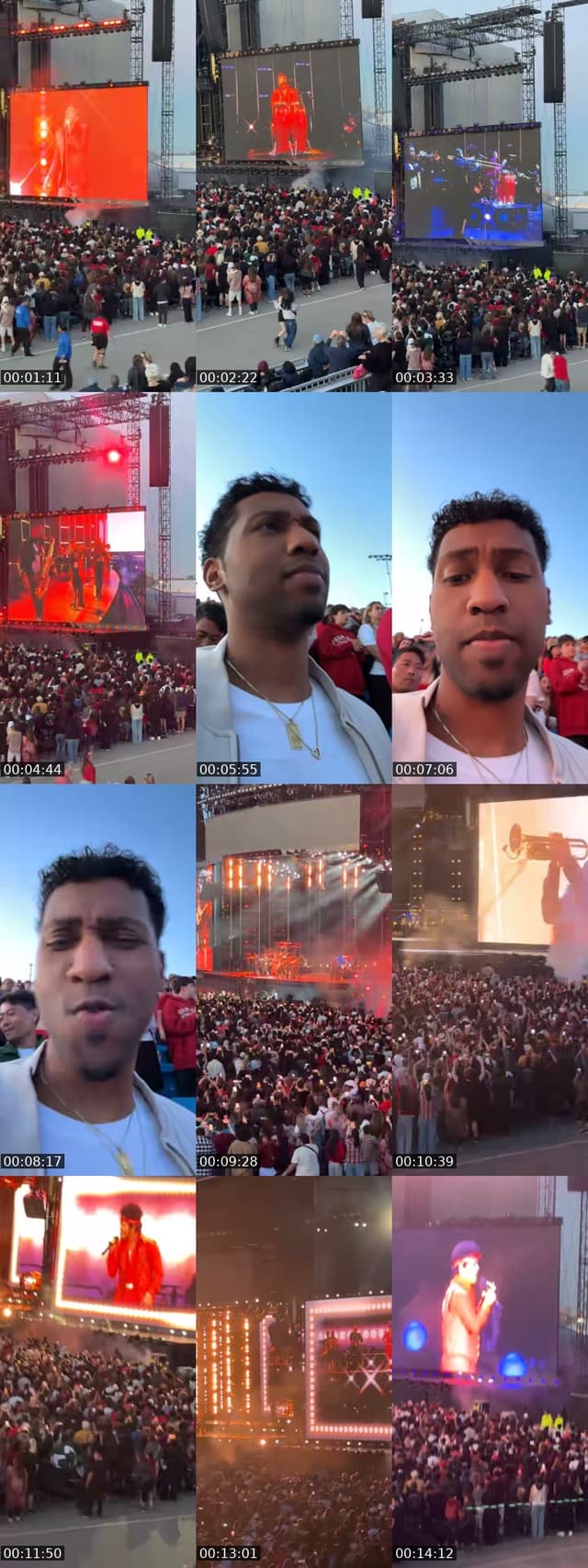 TikTok live: Bruno mars concert by @officialjman