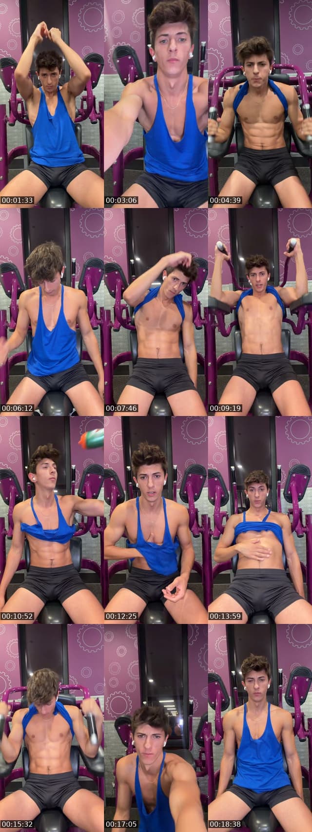 TikTok live: Planet Fitness 😈 ABS by @carterjacksin
