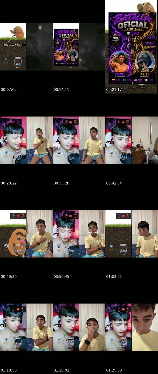 TikTok live: Showww by @adamstayler0