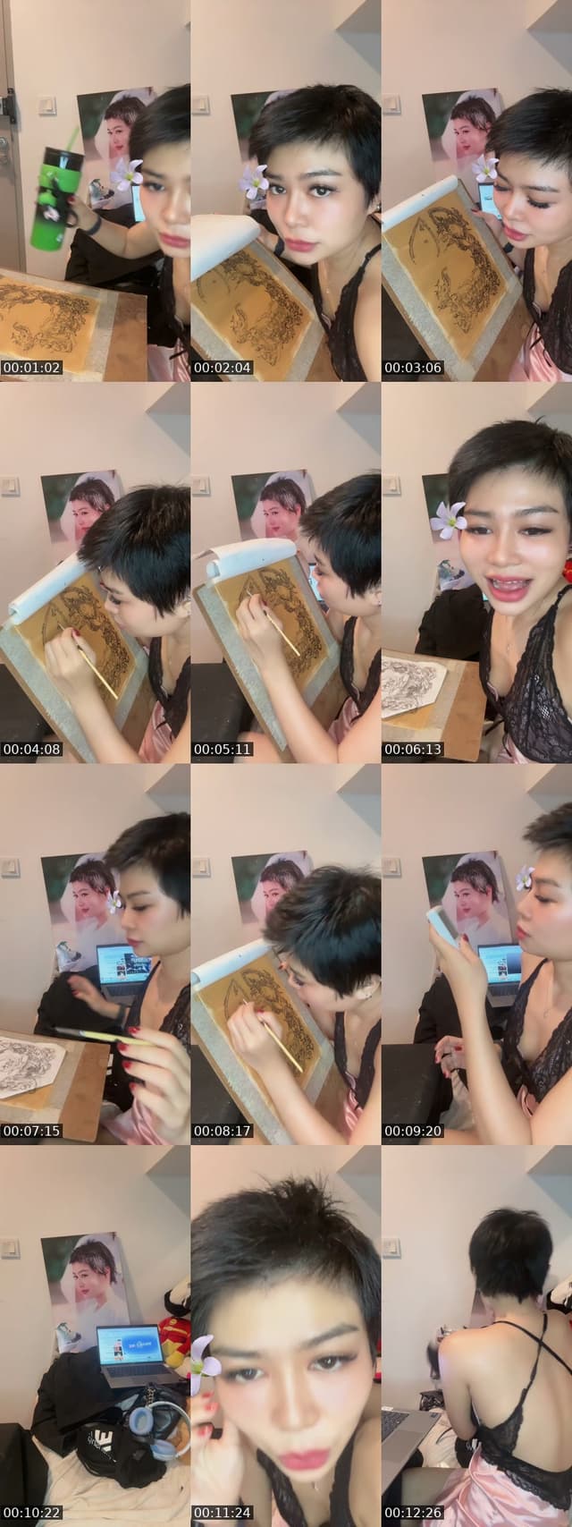 TikTok live: Painting 🎨 by @ritafightworld