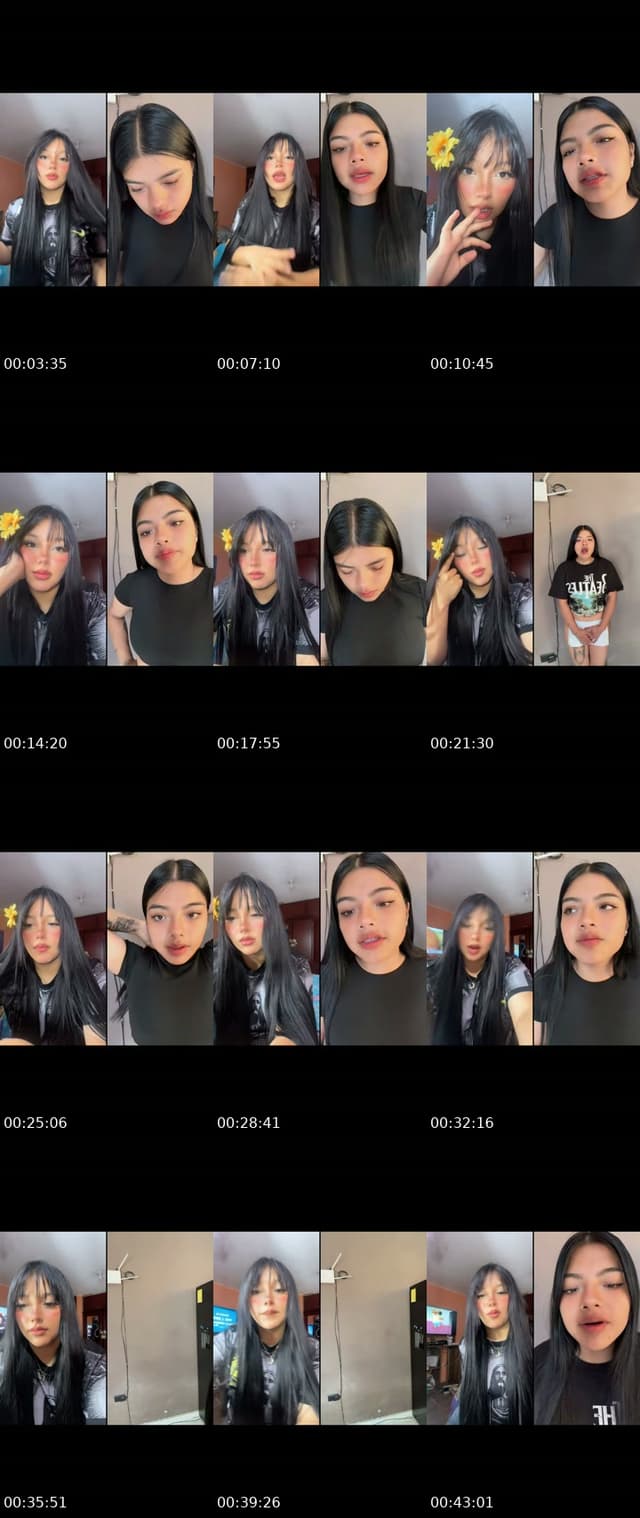 TikTok live: Holii amores😼❤️ by @mishell_villalva