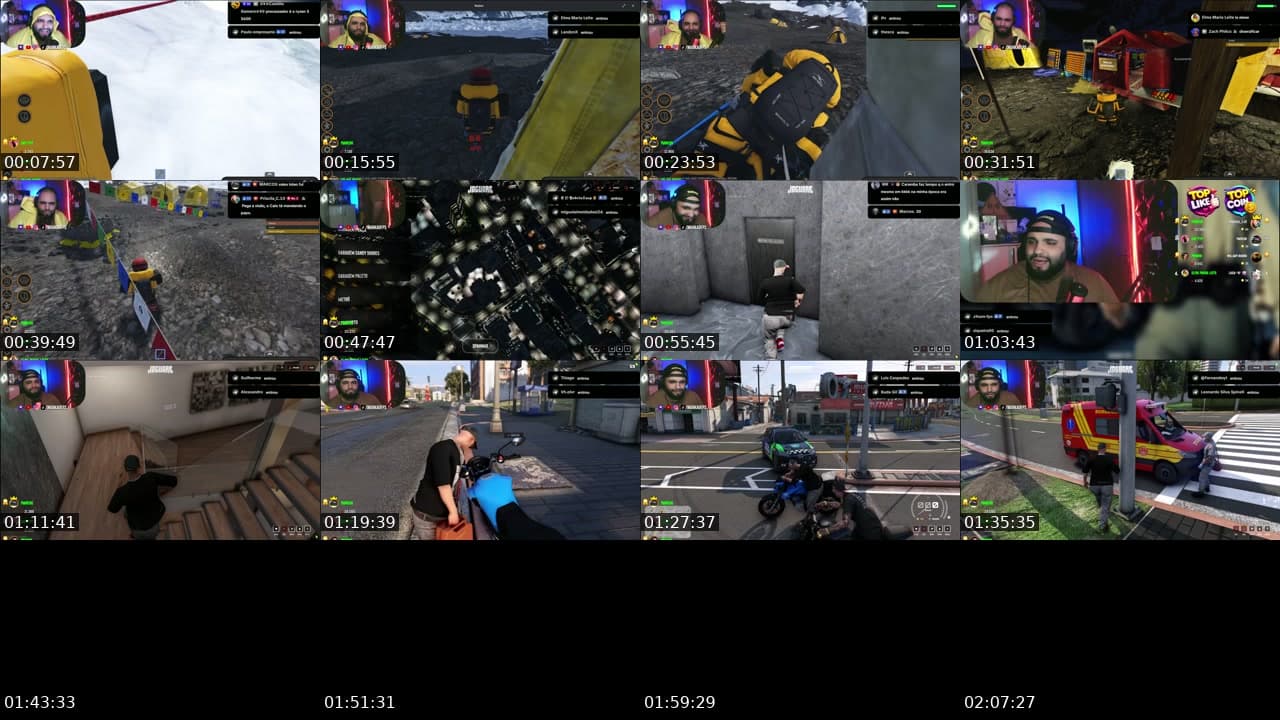FUGA DA POLICIA NO GTA RP