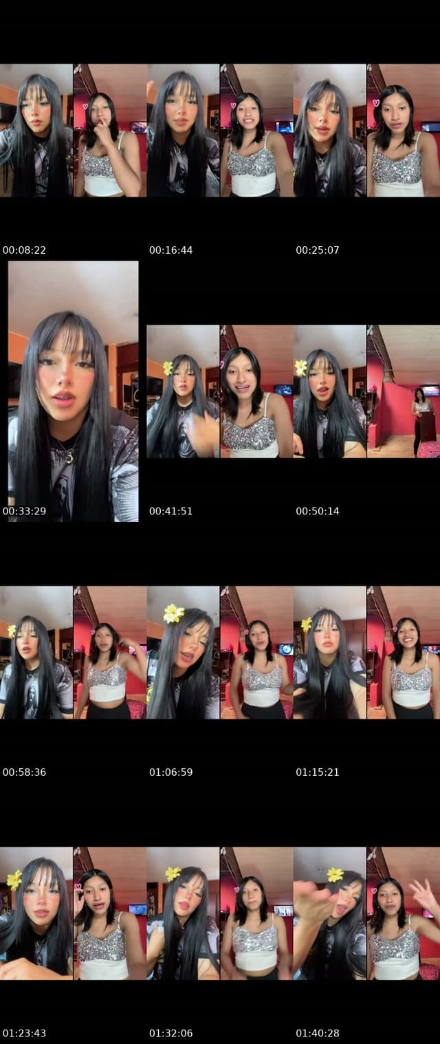 TikTok live: Holii amores😼❤️ by @mishell_villalva