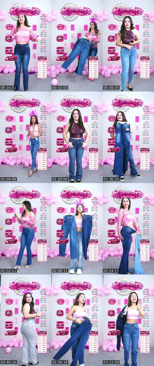 TikTok live: Carnaval de Mitad de Año🎭💗 by @hellomeet_jeans