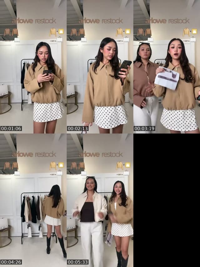 TikTok live: Arlowe Restock LIVE 🤎 by @calista_signature