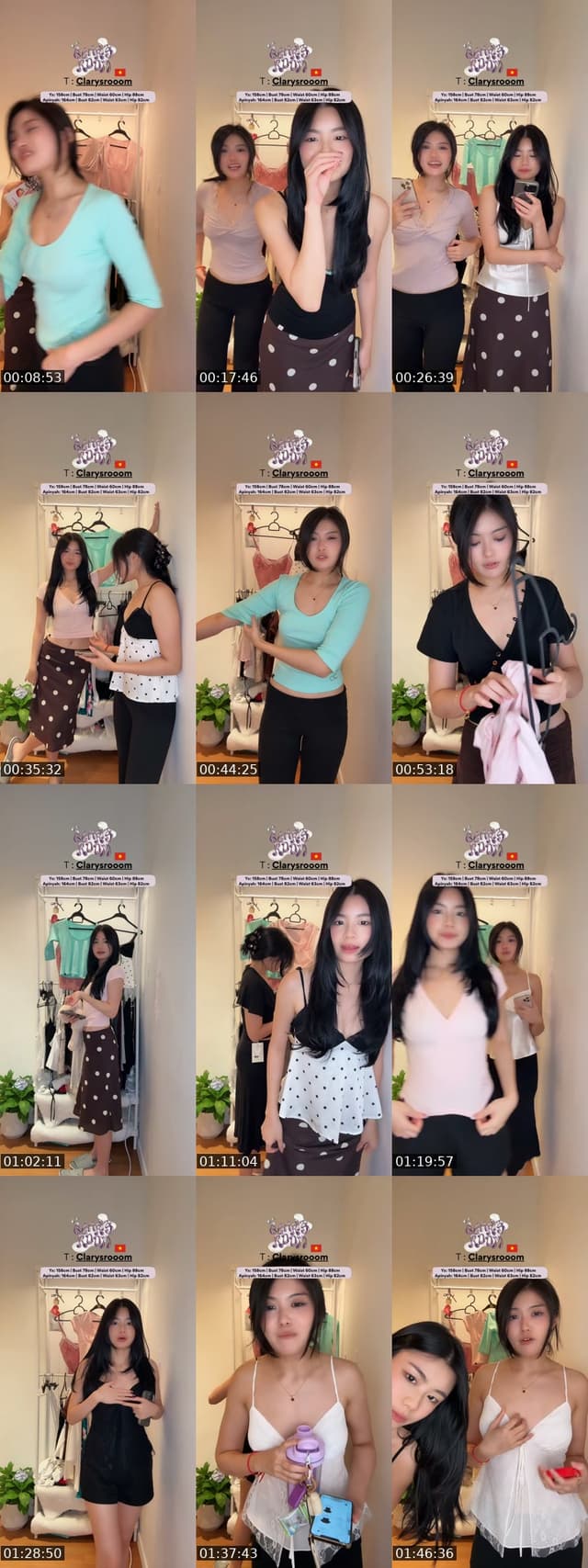 TikTok live: Clarysroom instock 🇻🇳 by @yingandxuan