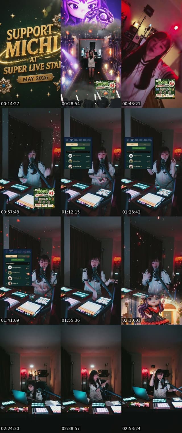 TikTok live: party time !!! by @chellemichii