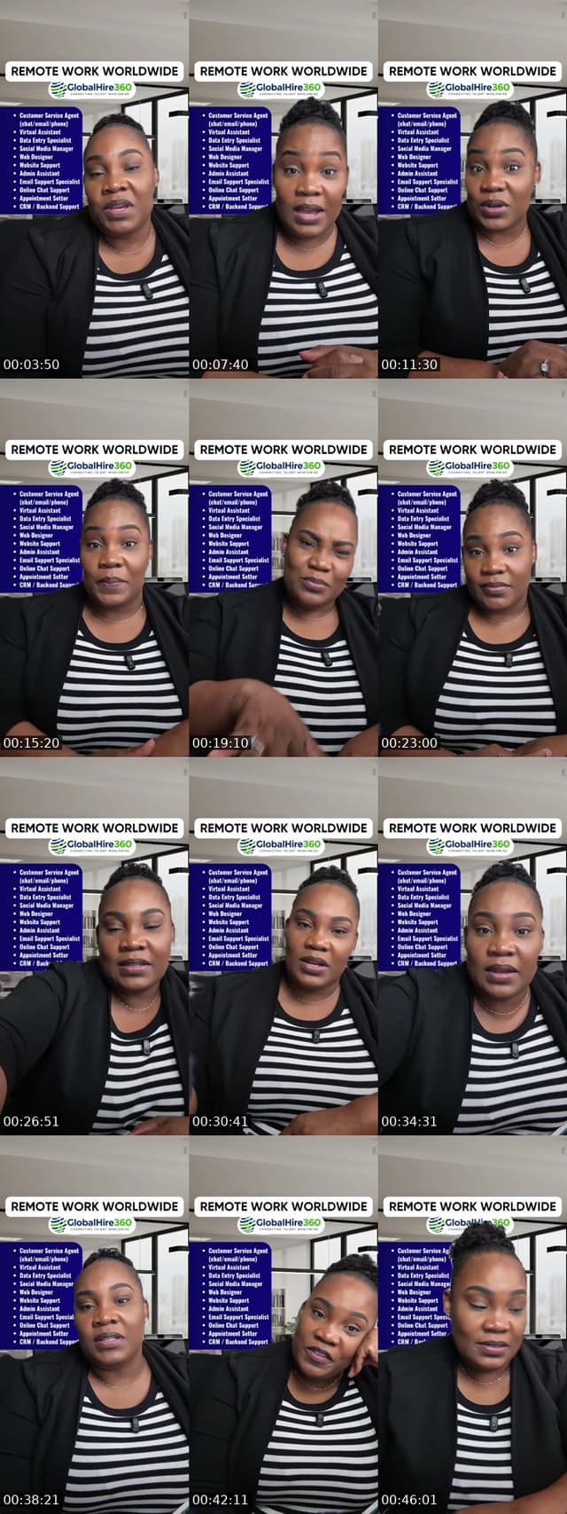 TikTok live: Remote Work from Anywhere by @globalhire360