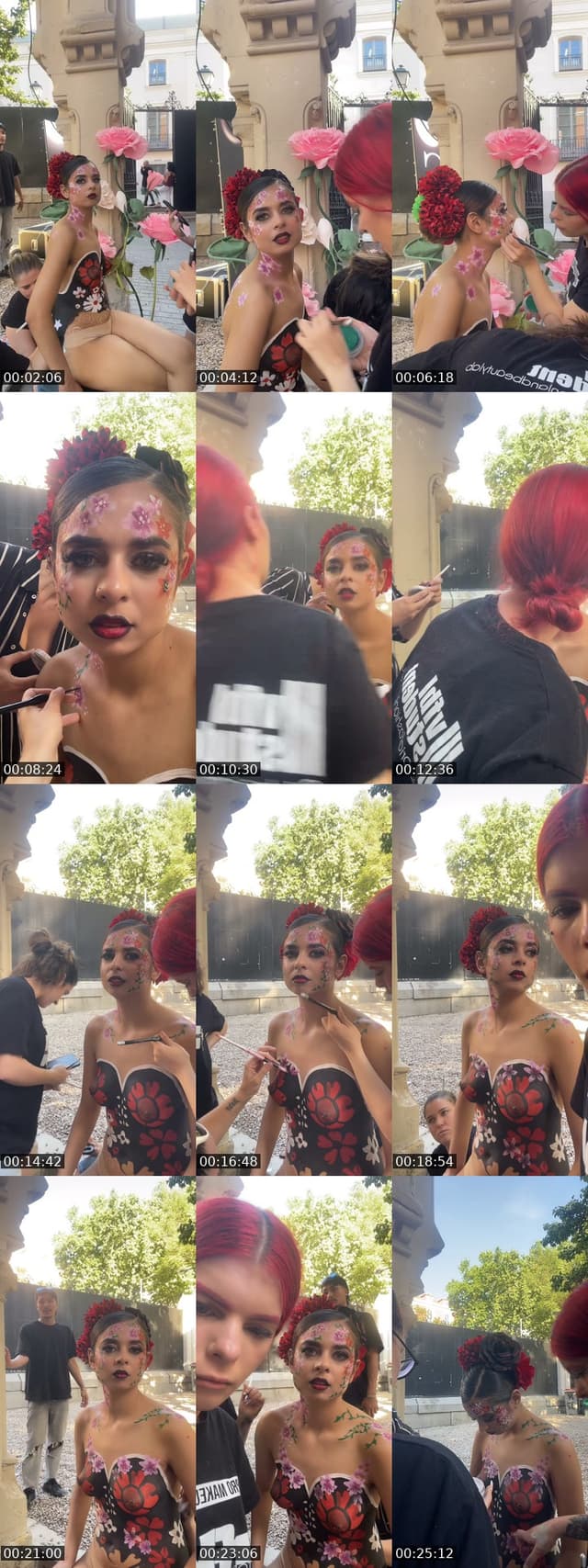 TikTok live: Bodypainting 🌹 by @denysee_16