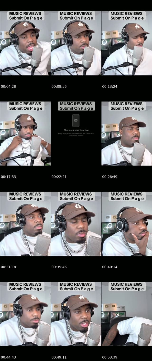 TikTok live: Music Review by @twayne300