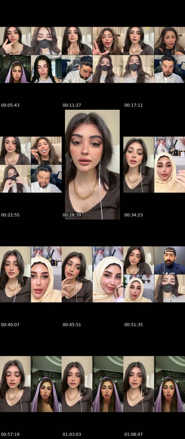 TikTok live: منورين 🤍🫶🏻 by @bnn.07